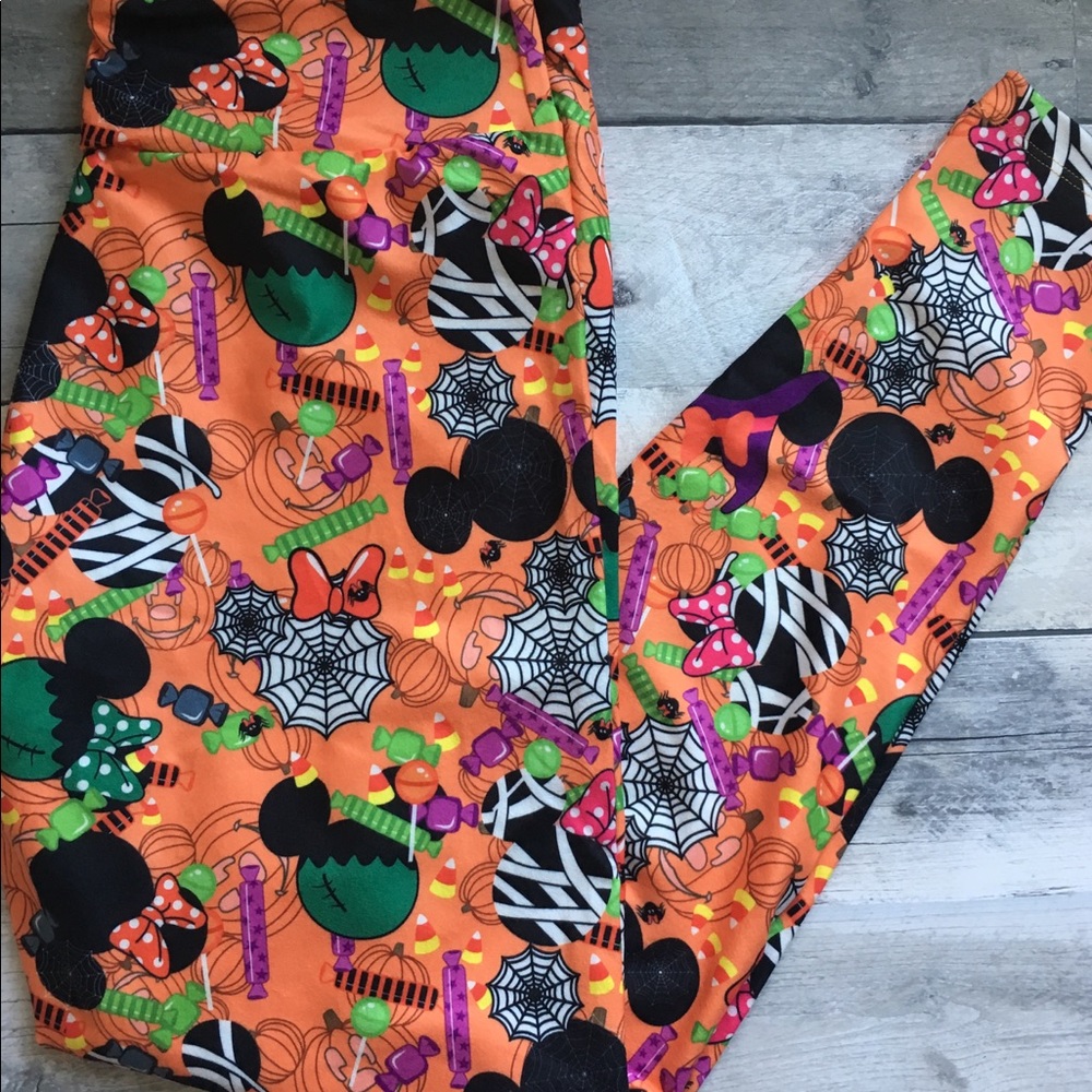 Mini Mouse Monster Halloween Leggings